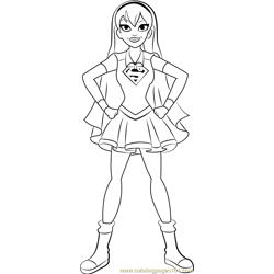 Dc super hero girls coloring pages for kids printable free download
