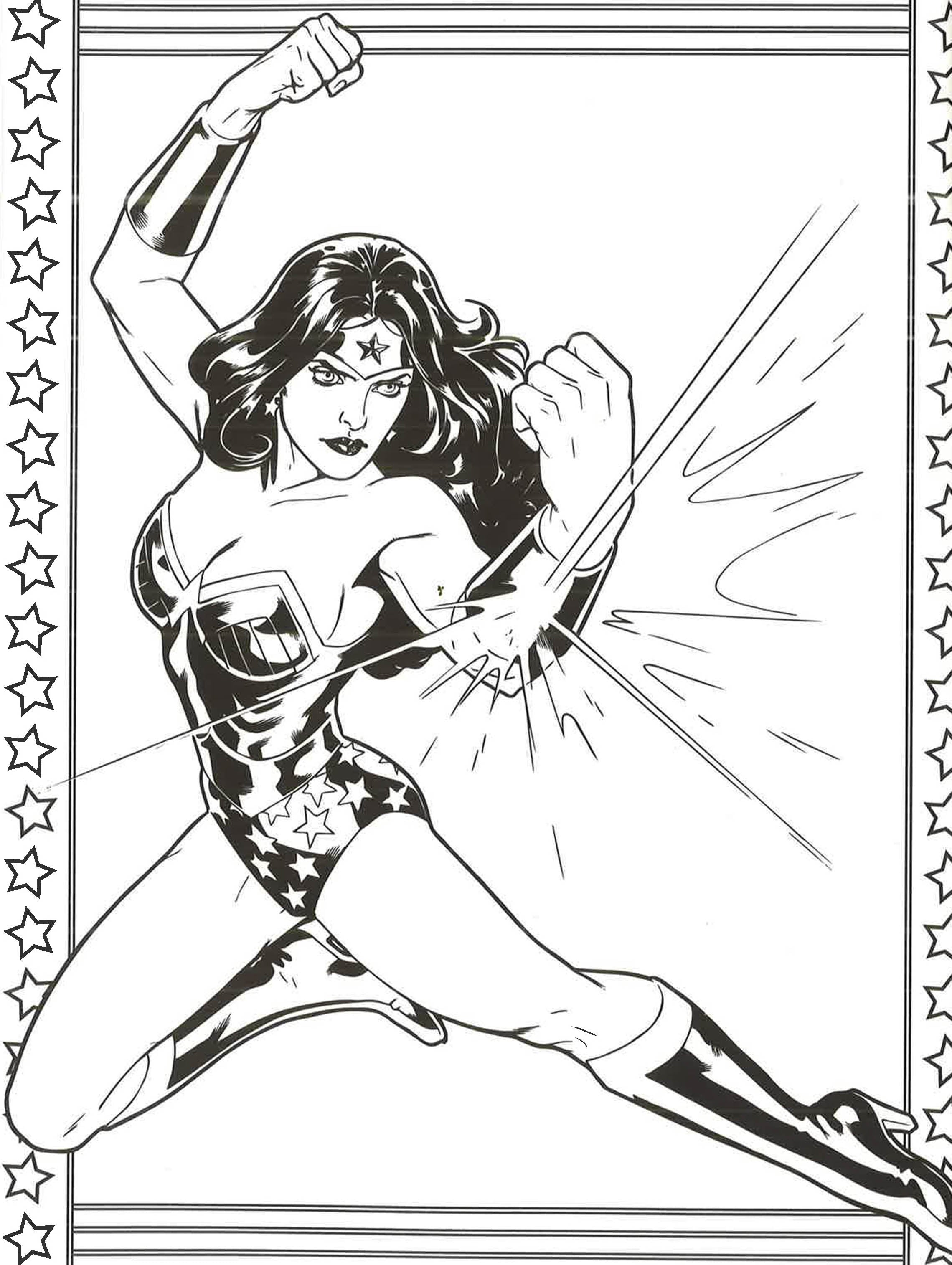 Dc ics wonder woman coloring book â