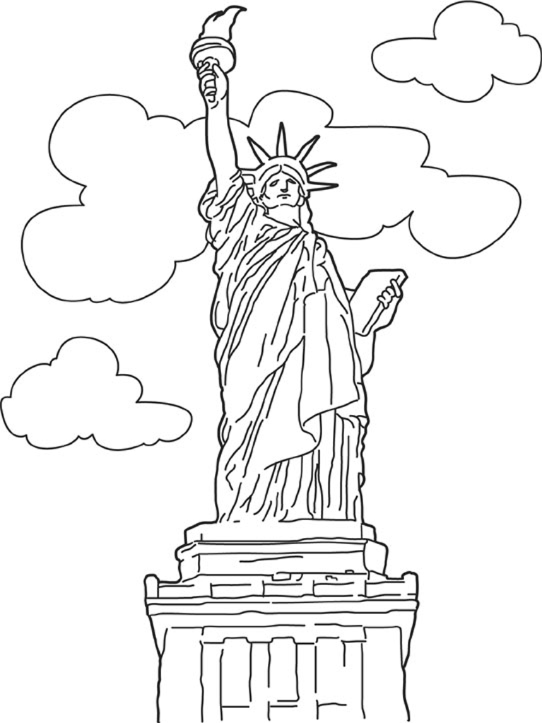 Kids under wonders of the world coloring pages