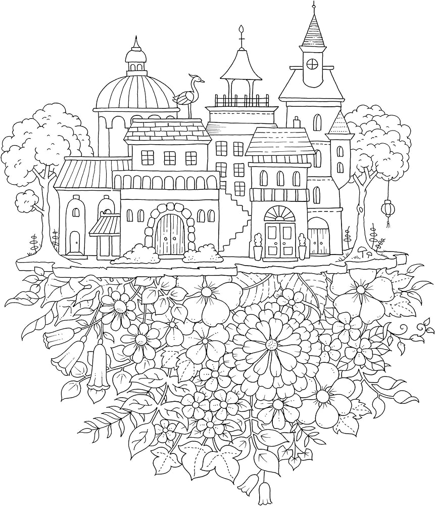 Worlds of wonder a coloring book for the curious basford johanna books