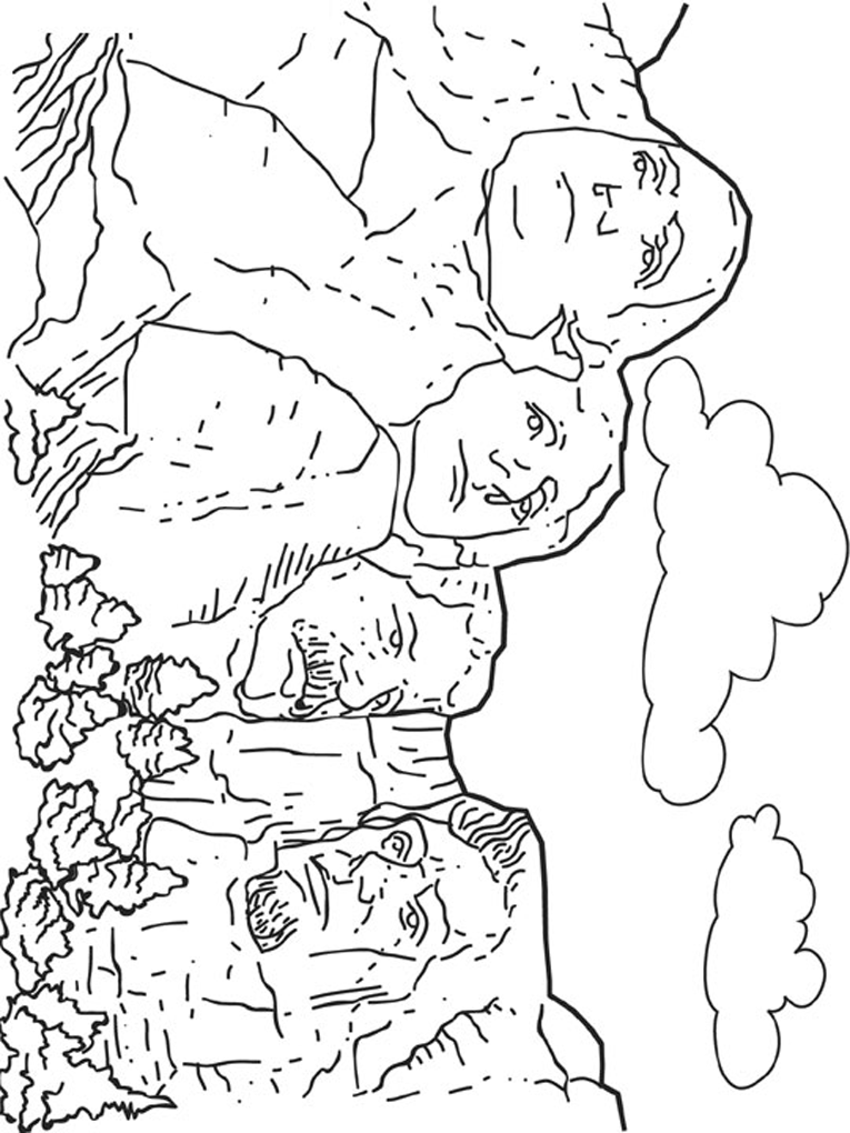 Kids under wonders of the world coloring pages