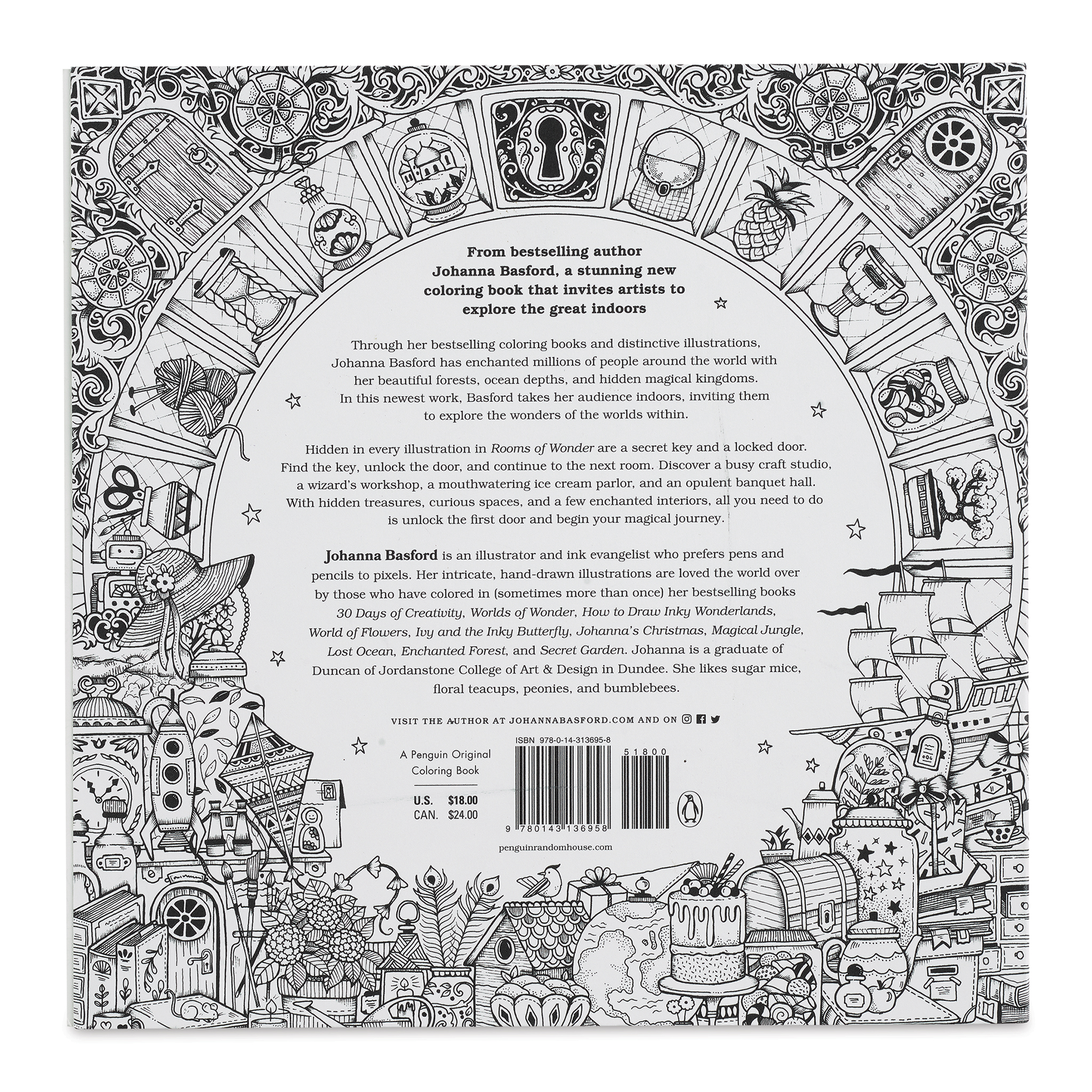 Rooms of wonder coloring book blick art materials