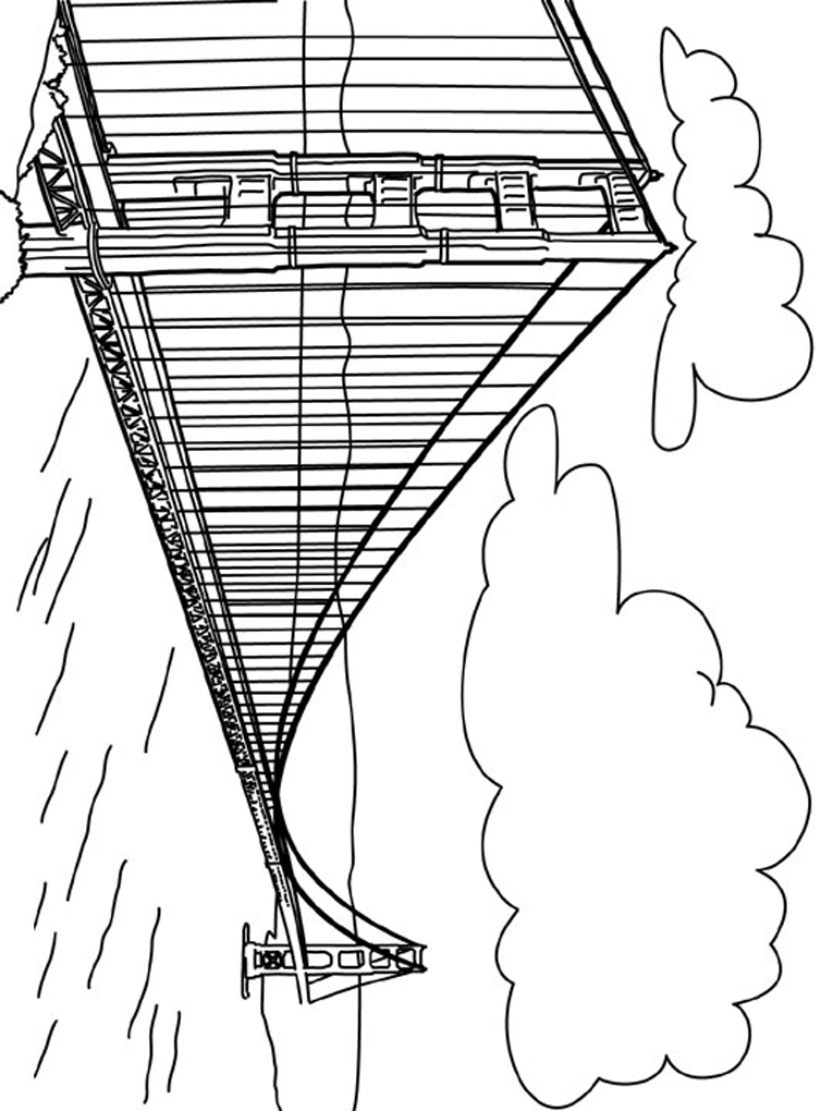 Kids under wonders of the world coloring pages