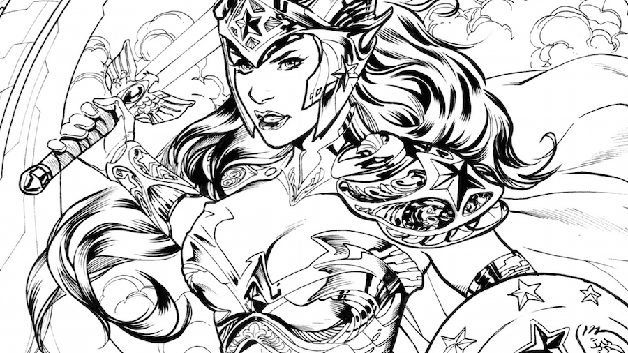 Wonder woman wednesday the wonder woman coloring book