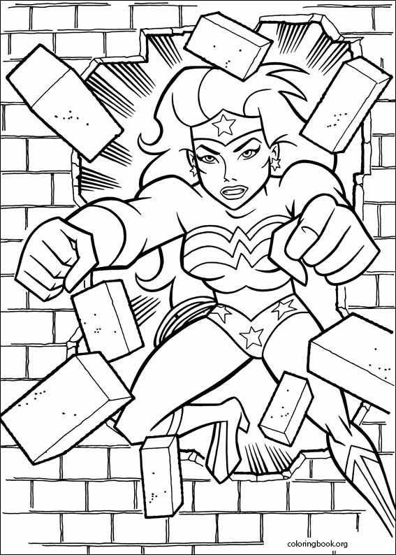 Wonder woman coloring page