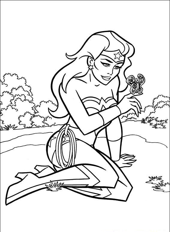 Wonder woman coloring pages