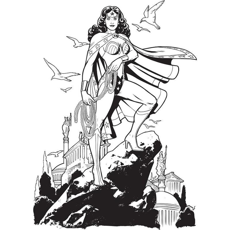 Wonder woman louring book â planet retro