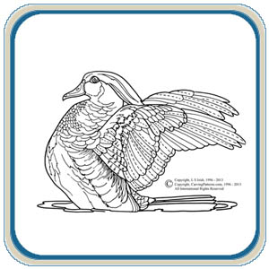 Waterfowl patterns â classic carving patterns â art designs studio