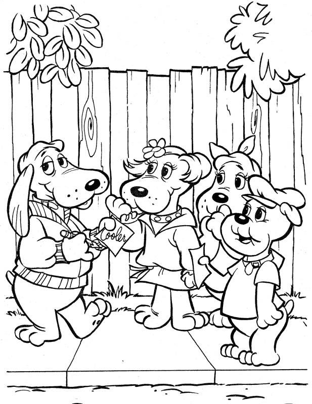 Pound puppies puppy coloring pages cartoon coloring pages coloring pages