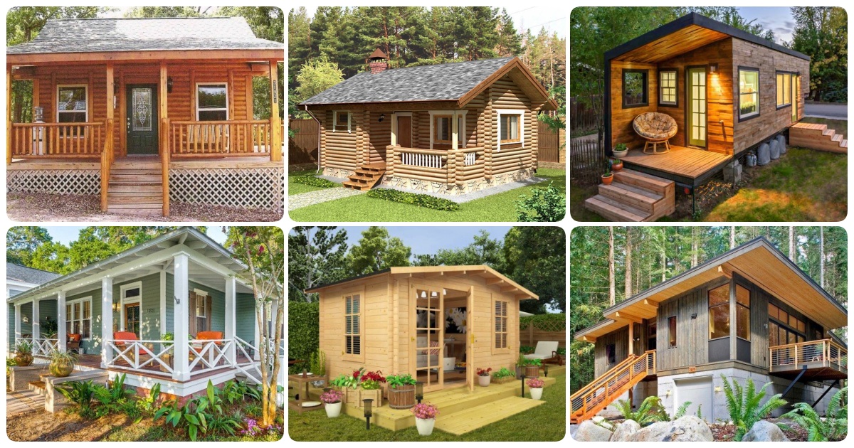 Small wooden house designs to get inspired