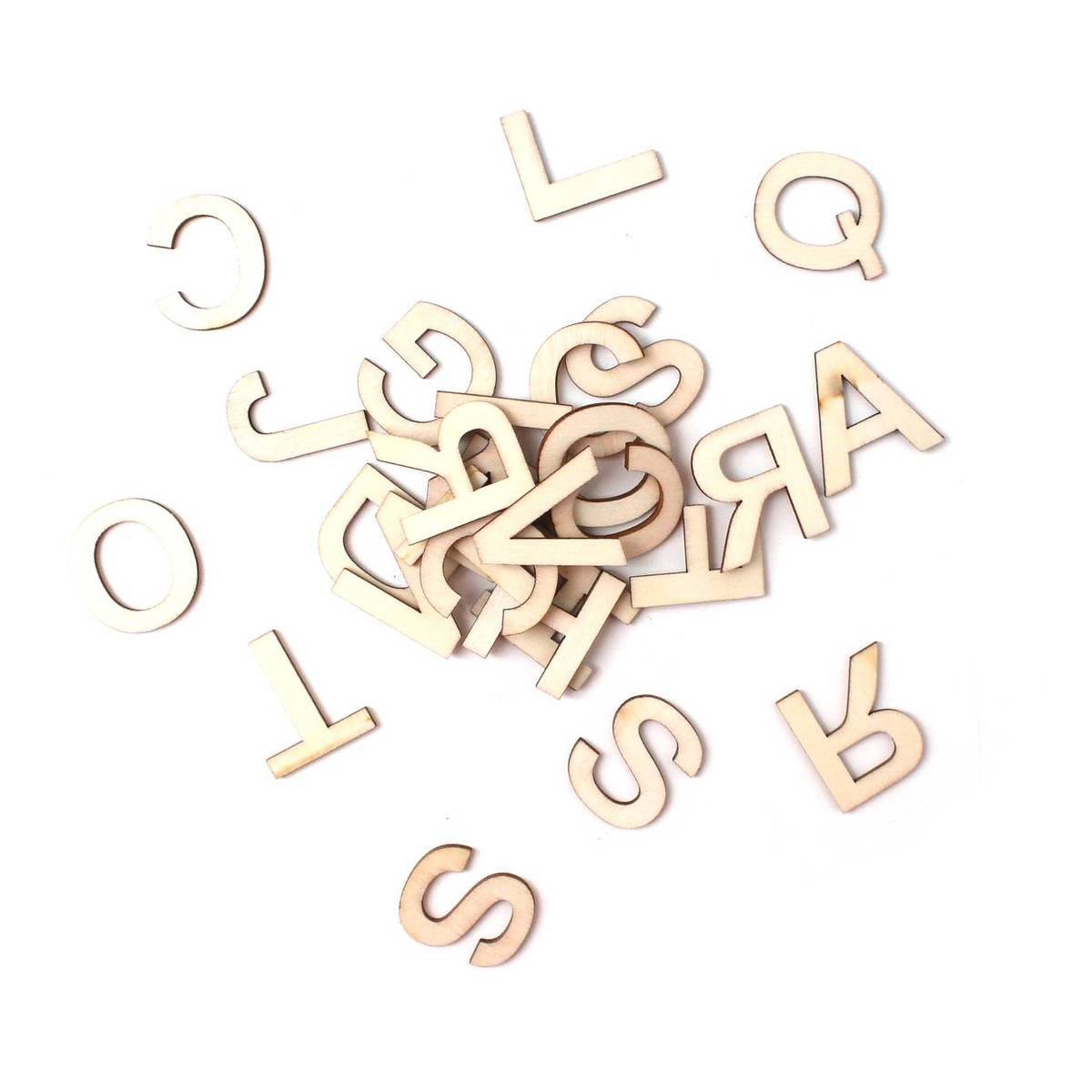 Wooden letters pack pieces