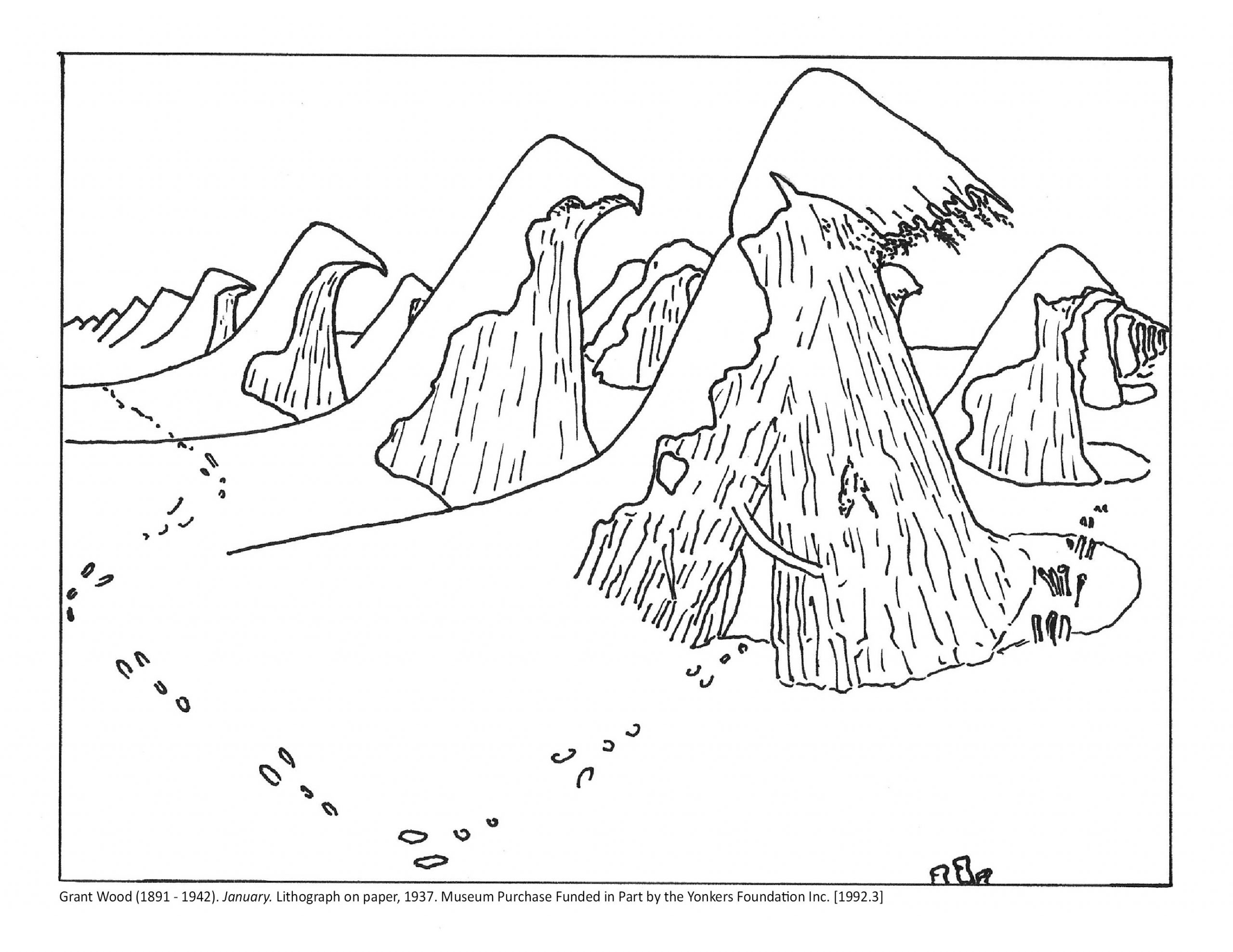 Coloring pages charles h macnider art museum