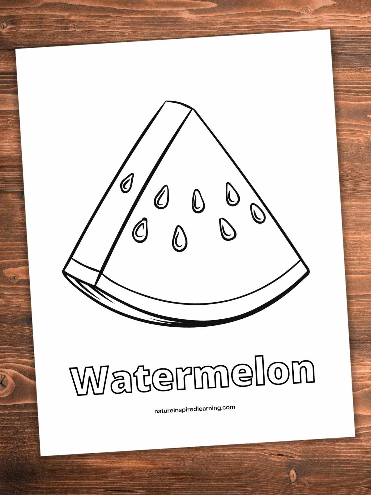 Watermelon coloring pages