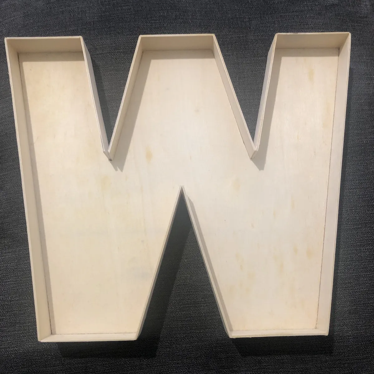 Cm wooden fillable letter