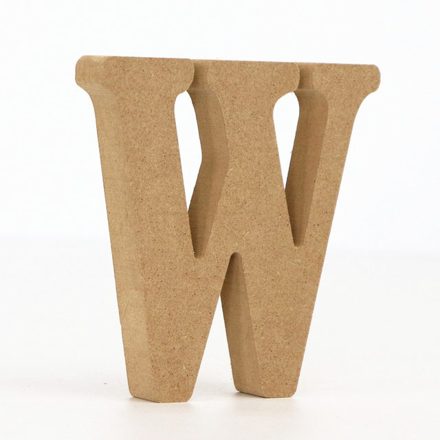 Kraft wood decoration ornaments home decoration letters wood letters decoration