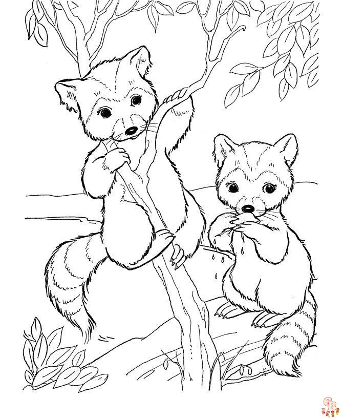 Engaging woodland animal coloring pages for creative fun