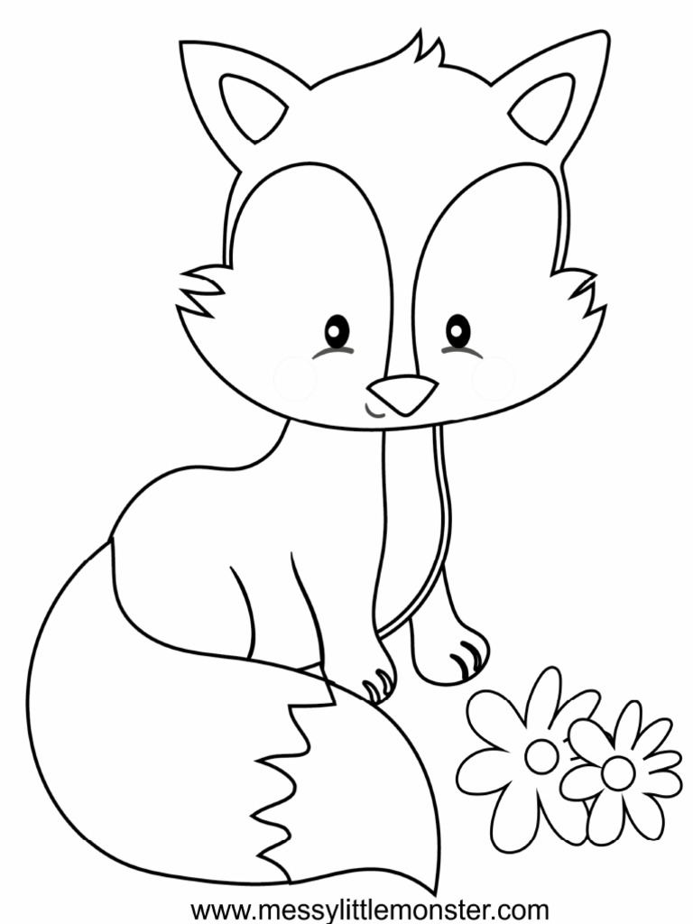 Woodland animals coloring pages pdf pdf