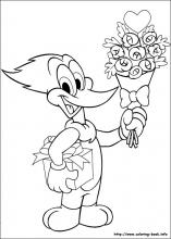 Woody woodpecker coloring pages on coloring