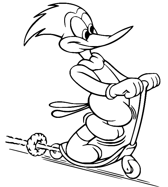 Woody woodpecker coloring pages printable for free download