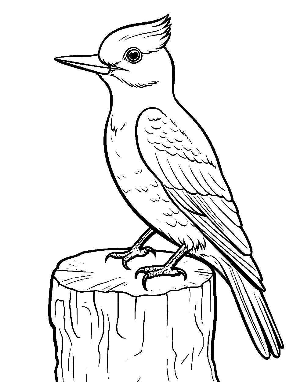 Bird coloring pages free printable sheets