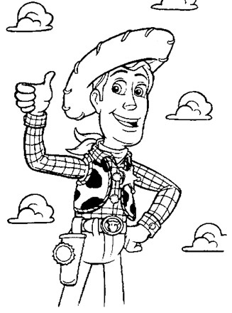 Toy story coloring page