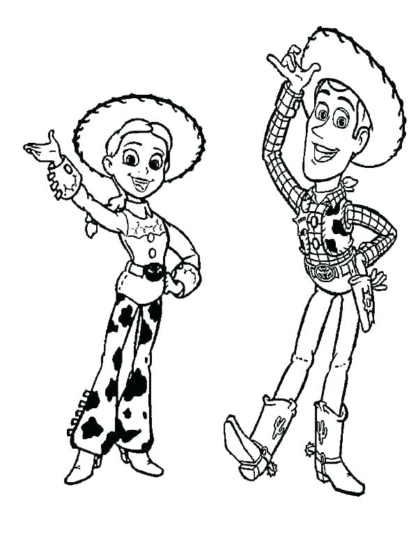 Woody coloring pages