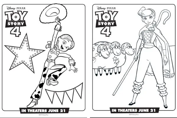 Toy story coloring sheets â sugar spice and glitter