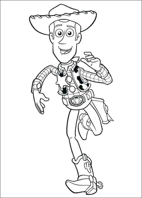 Woody coloring pages