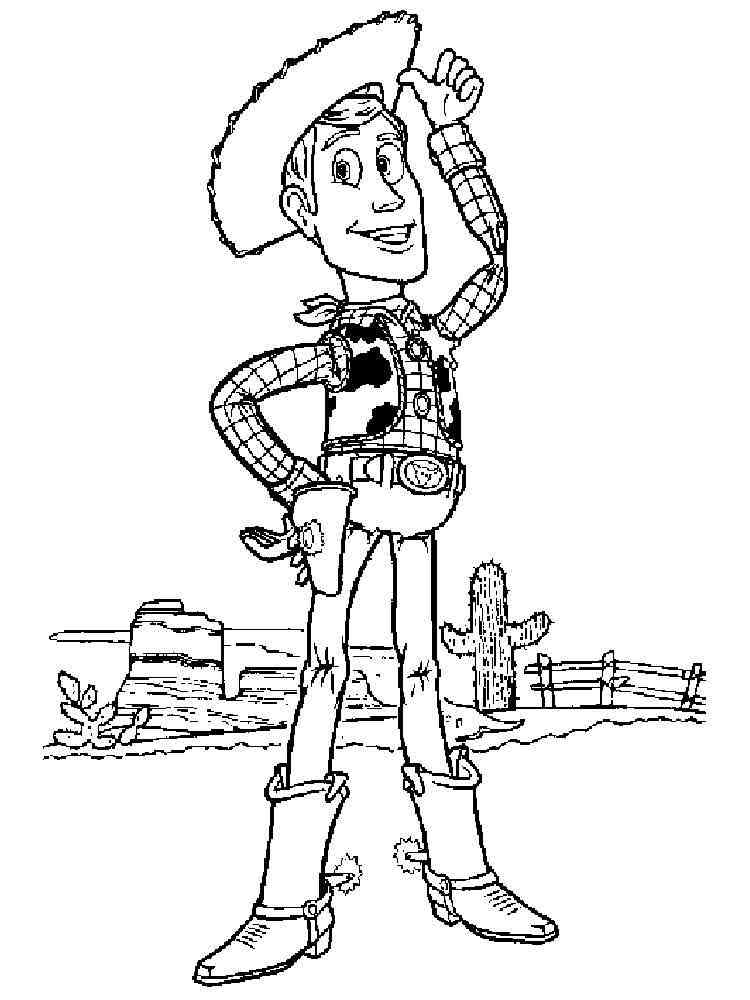 Woody coloring pages