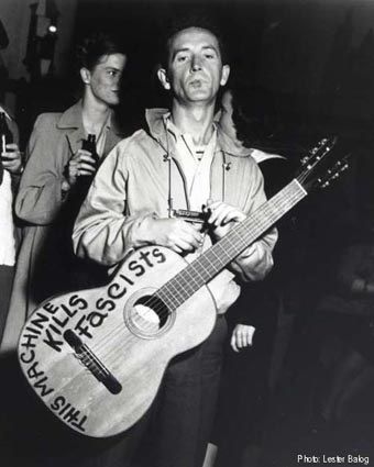 Woody guthrie looks like hes in the clash in this pic if the clash were in america music pretty boy floyd billy bragg