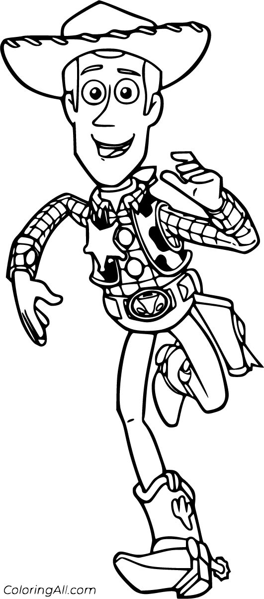 Free printable woody coloring pages easy to print from any device and automatically fit any paper size cartoon coloring pages coloring pages color