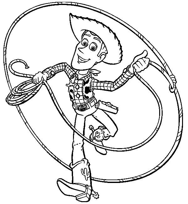 Woody coloring pages