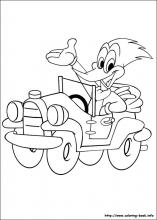 Woody woodpecker coloring pages on coloring