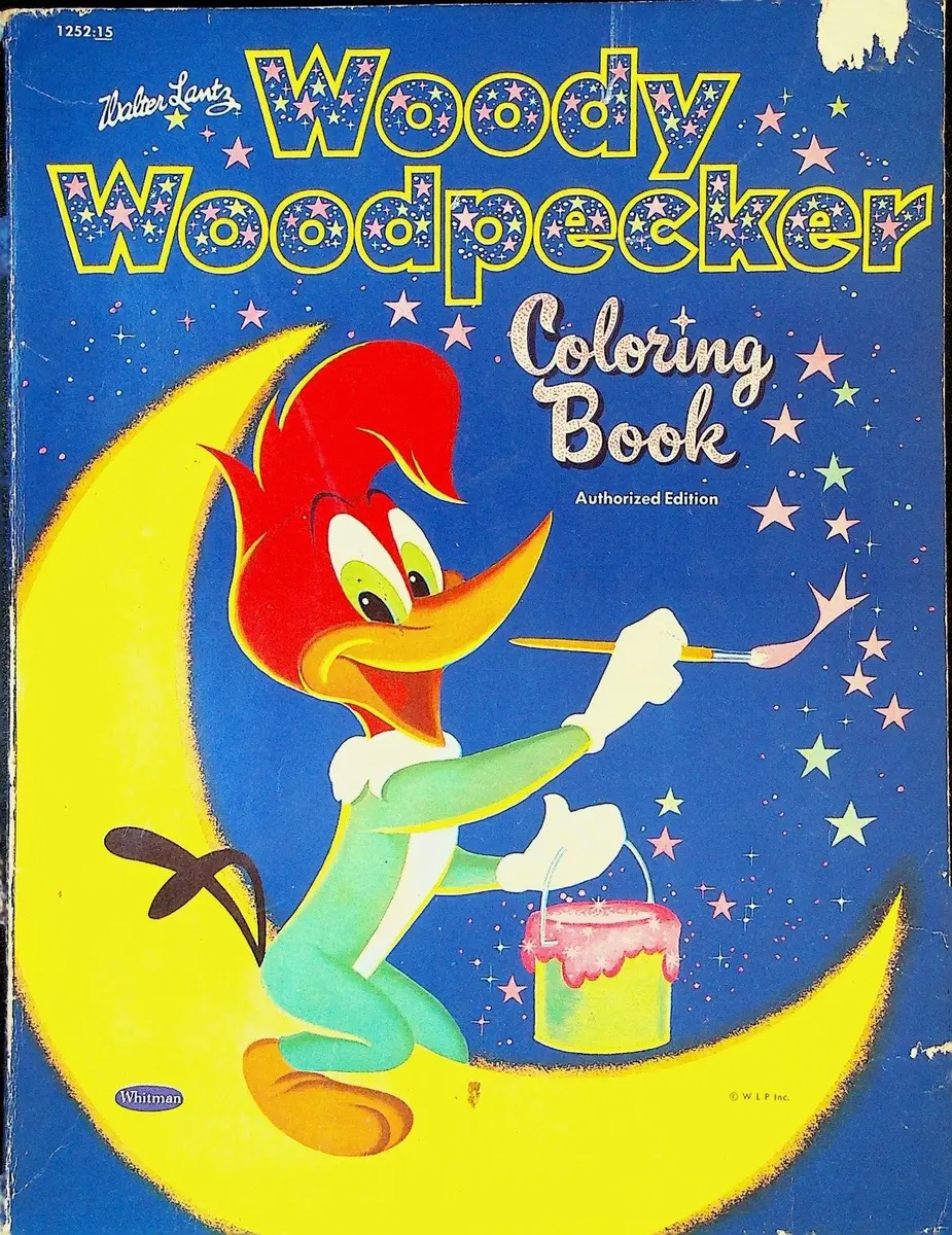 Woody woodpecker coloring book frank mcsavage whitman walter lantz