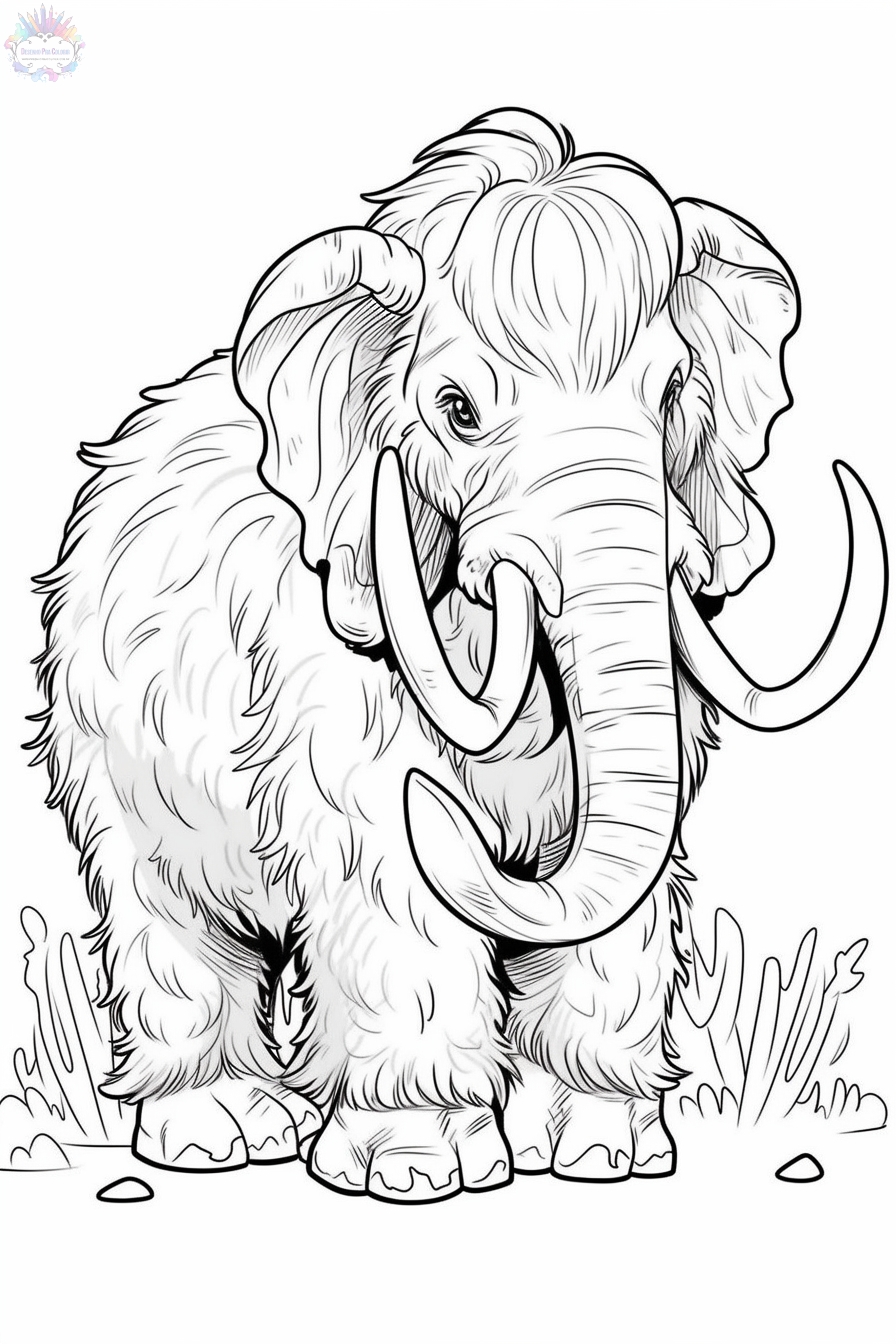 Ice age coloring pages