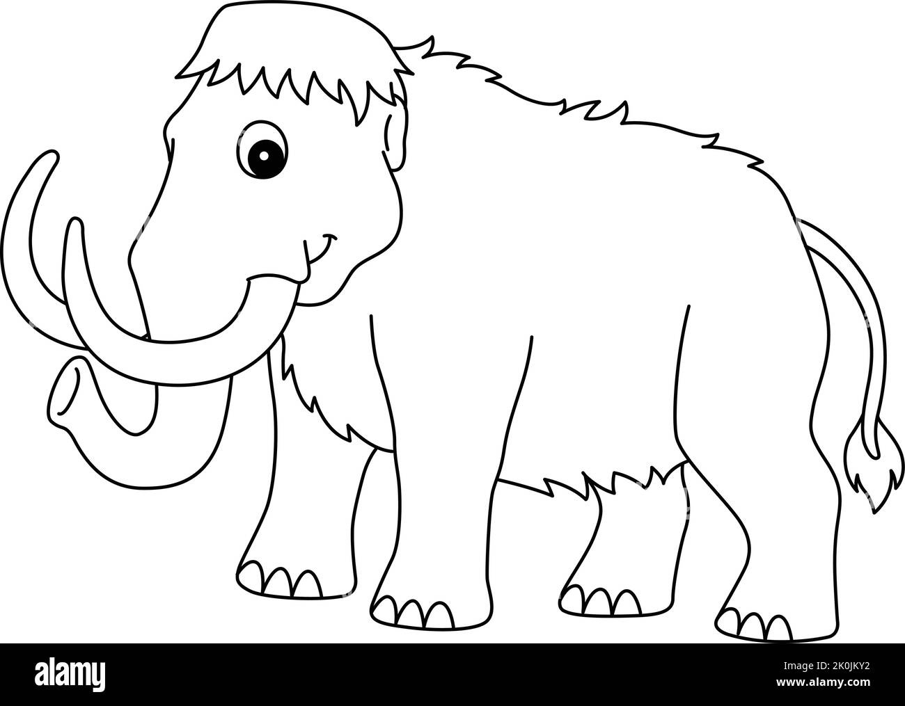 Mammoth animal black and white stock photos images