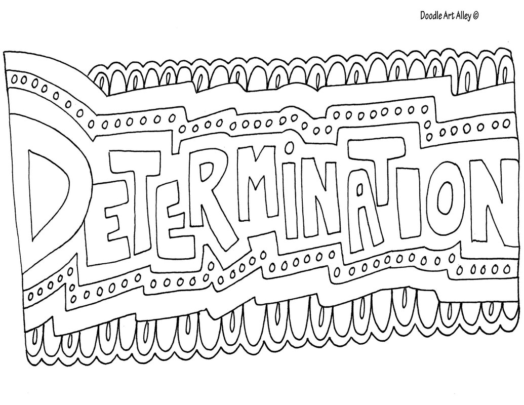 Word coloring pages