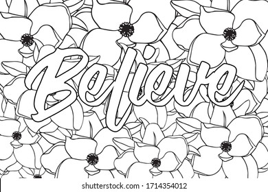 Inspirational word coloring pages design coloring stock vector royalty free