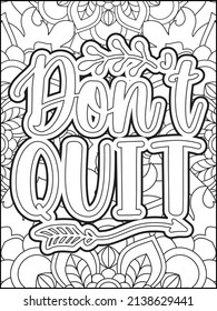 Inspirational word art coloring page photos and images pictures