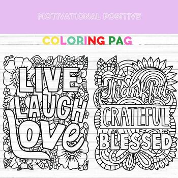 Inspirational word art quotes coloring pages