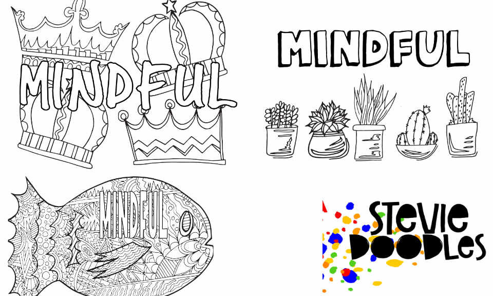 Mindful free printable coloring pages â stevie doodles