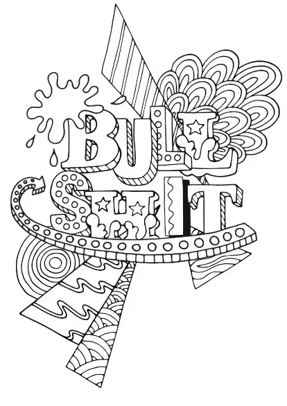 Get creative with swear word coloring pages printable free