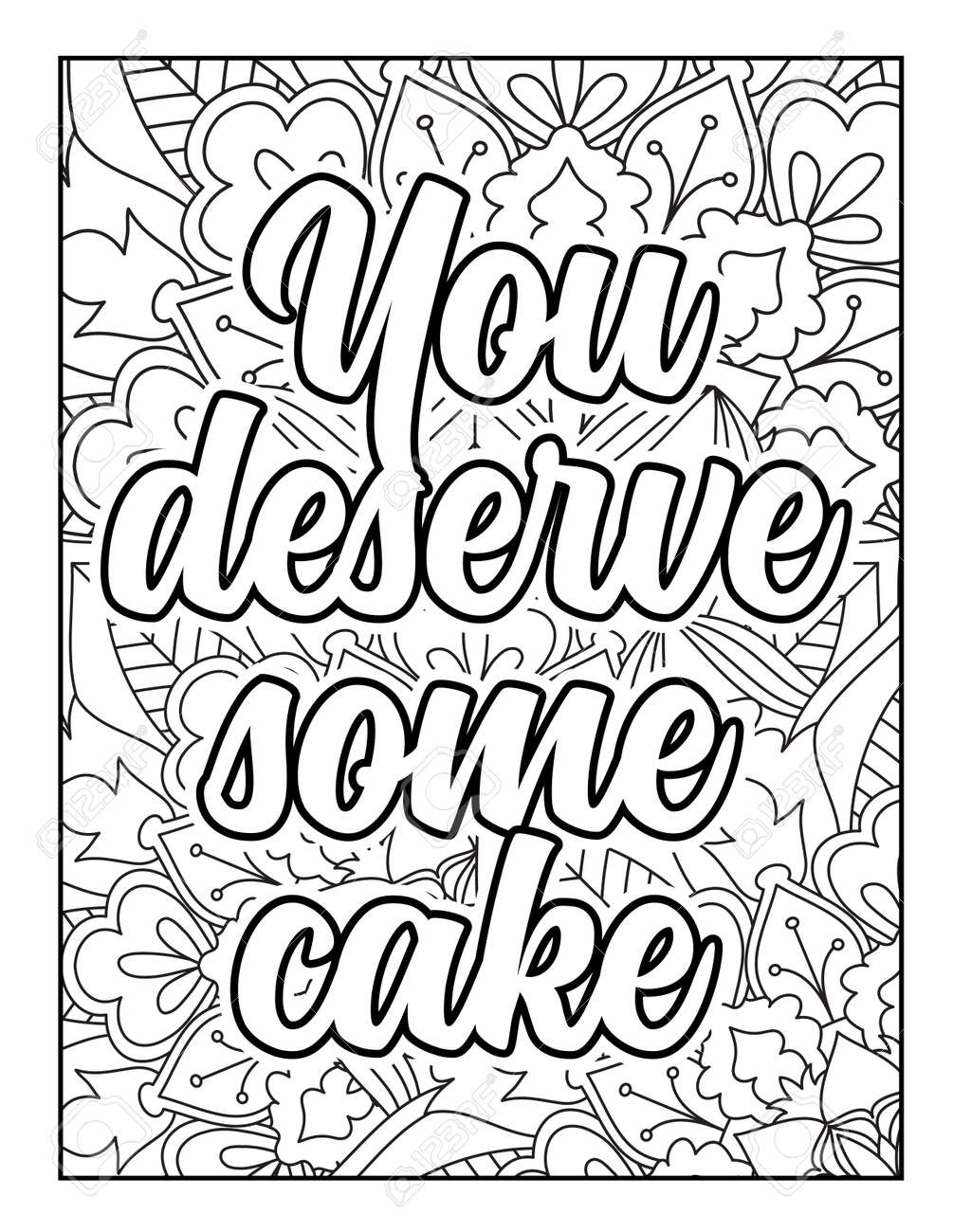 Motivational quotes coloring page inspirational quotes coloring page affirmative quotes coloring page positive quotes coloring page good vibes swear word coloring page motivational typography royalty free svg cliparts vectors and stock