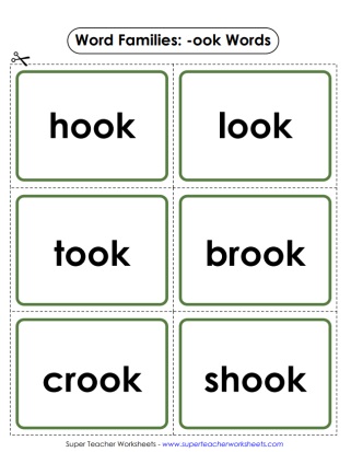 Word family worksheets