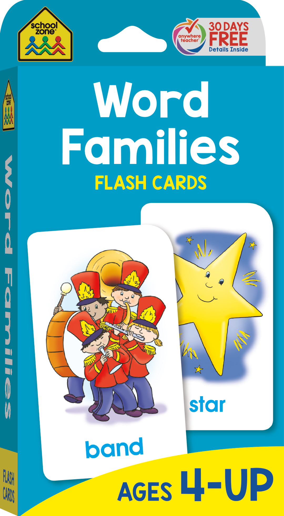 Word families flash cards â school zone publishing pany