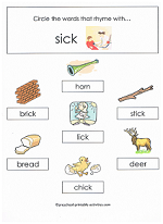 Word families worksheets