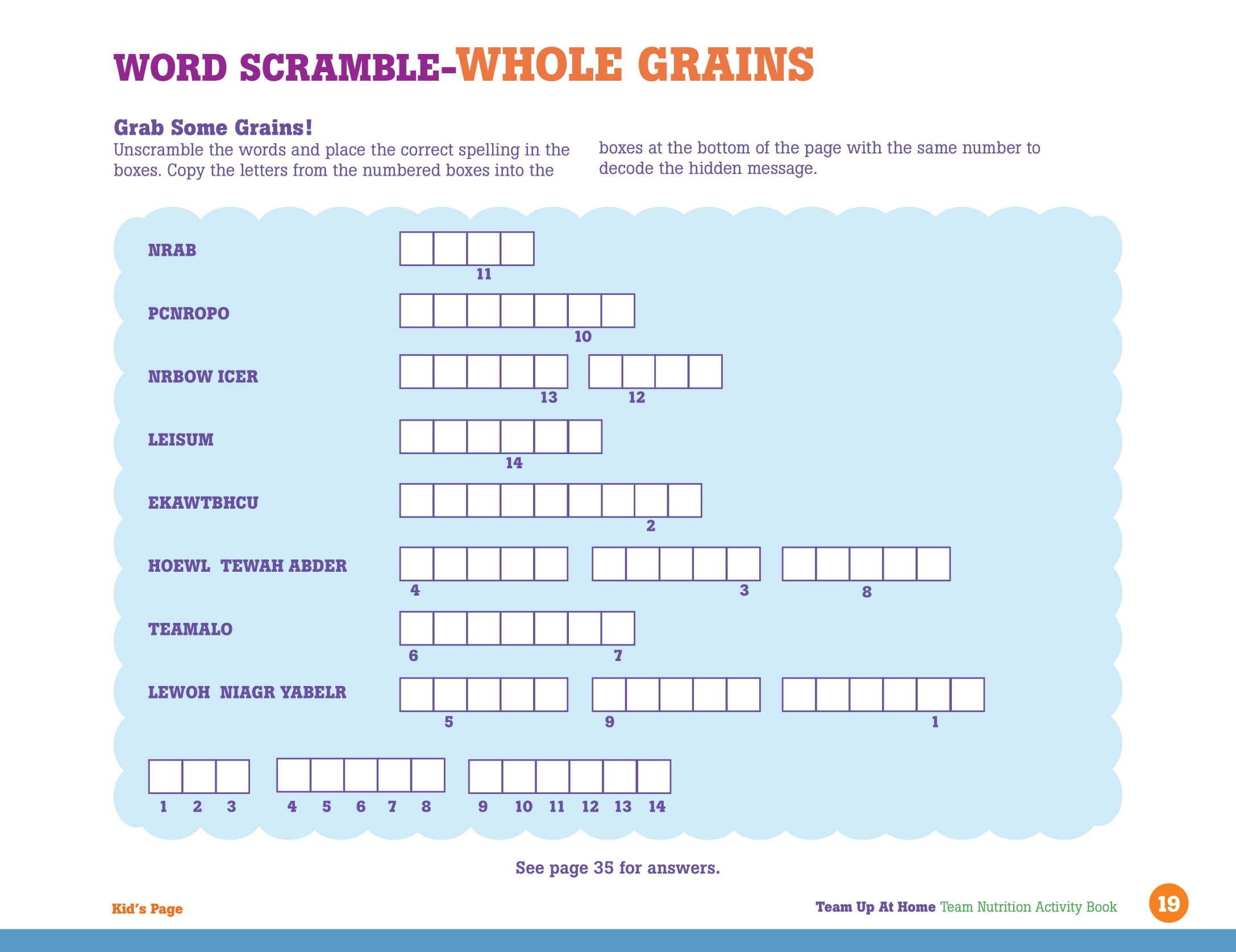 Word scramble