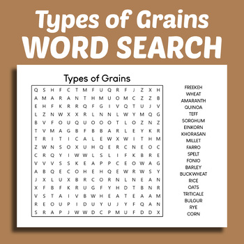 Types of grains