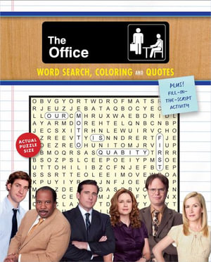 The office word search coloring and quotes by editors of thunder bay press plus fill