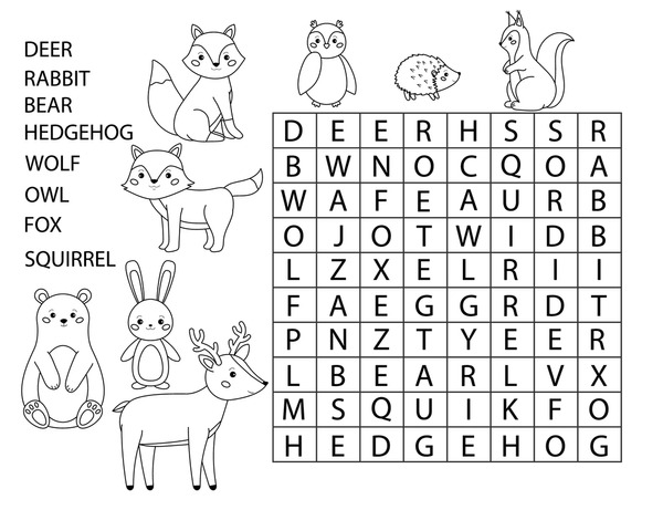 Animal word search images stock photos d objects vectors